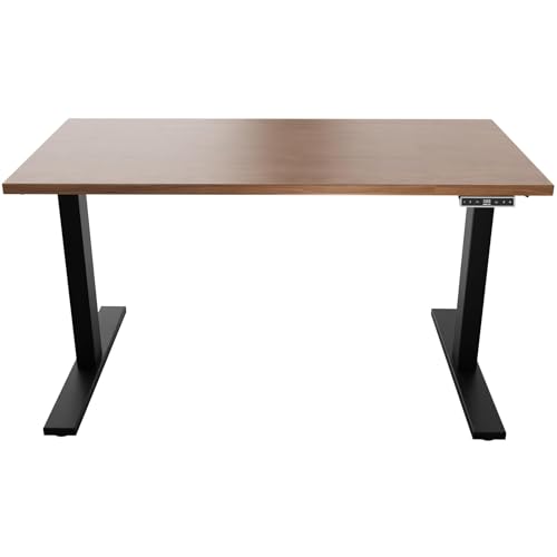 Höhenverstellbarer Schreibtisch E-WonderTech, EWT251206008, Platte 008 Lincoln wallnuss Gestell 333 schwarz,H 630-1280 x B 1200 x T 600 Höhenverstellbarer Schreibtisch E-WonderTech, EWT251206008, Platte 008 Lincoln wallnuss Gestell 333 schwarz,H 630-1280 x B 1200 x T 600 von BISLEY