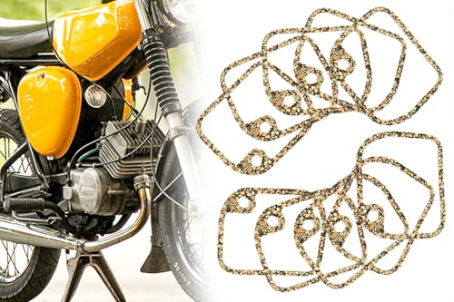10x Vergaserdichtung aus Kork für Schwimmergehäuse, alle Vergaser 16N1, 16N3, 19N1 für Simson S50, S51, S70, S53, KR51, SR4, SR50 von BISOMO
