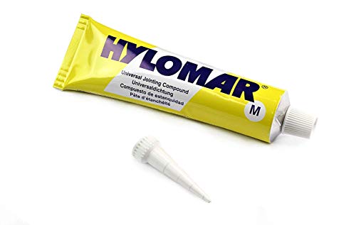 Hylomar M Dichtmasse - die dauerplastische Universaldichtmasse - 80 ml Tube inkl. Dosiertülle von BISOMO