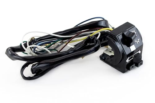 Schalterkombination für SIMSON S51 S50 kompatibel mit SIMSON S53 Enduro Licht Blinker Hupe Abblendlicht inkl. Kabel Schalterkombination für SIMSON S51 S50 kompatibel mit SIMSON S53 Enduro Licht Blinker Hupe Abblendlicht inkl. Kabel von BISOMO