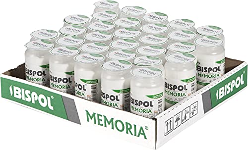 WO2 Memoria Ölkerzen, weiße Kerzen, 30 Stück auf einem Tablett, brennt 2 Tage lang WO2 Memoria Ölkerzen, weiße Kerzen, 30 Stück auf einem Tablett, brennt 2 Tage lang von BISPOL
