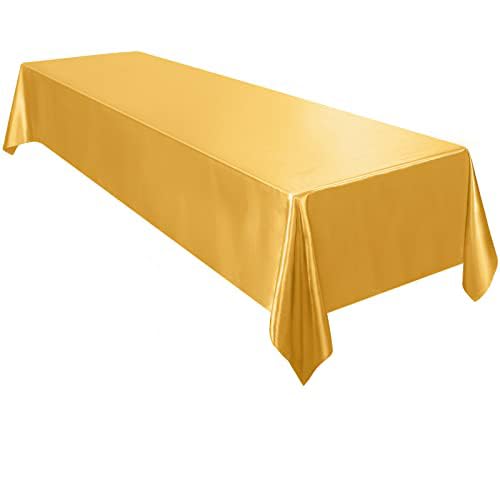 BIT.FLY Tischdecke Weiß 145 x 320CM Tischdecken für Den Außenbereich Großes Rechteckiges Knitterfreie Tischtuch für Feiern Feste Hotels Veranstaltungen Hochzeiten von BIT.FLY