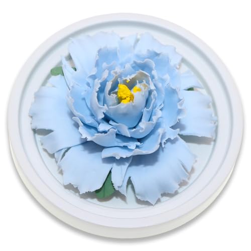 BITEYI Aroma Diffusor,Keramik Blumen Aromatherapie Diffuser Duftöldiffusoren für Schreibtisch,Umkleidebtisch und Schlafzimmer (Blau) von BITEYI