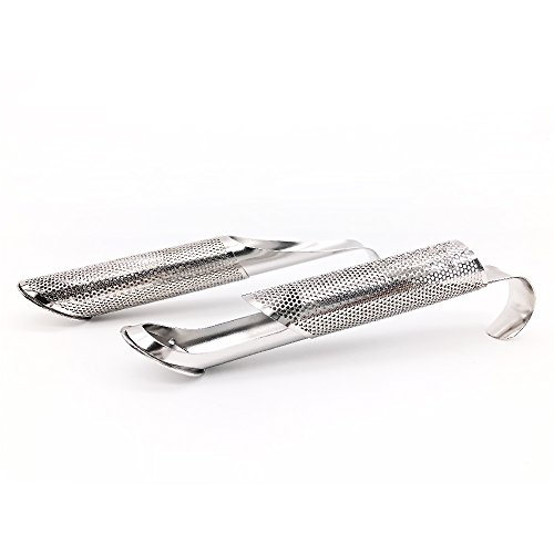 BITEYI Teesieb Teefilter Tee-ei Edelstahl Ultrafeines Stick Rohr Sieb und Haken,für Losen Tee(2er-Set) von BITEYI
