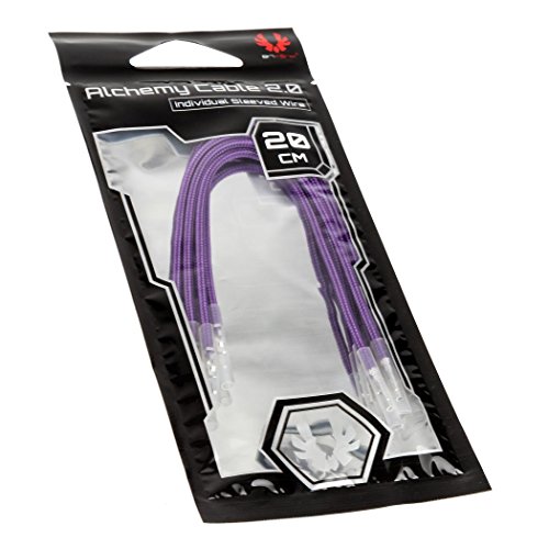 BITFENIX Alchemy 2.0, 5 x interne 20 cm 0.2 m violett – Kabel (5 x 20 cm, männlich/weiblich, gerade, gerade, Violett,-10 – 150 °C) von BITFENIX