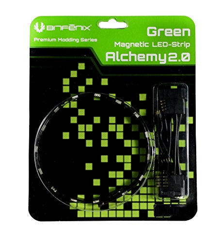 BITFENIX Alchemy 2.0 LED-Streifen, magnetisch, 60 cm, 30 LEDs, Grün von BITFENIX