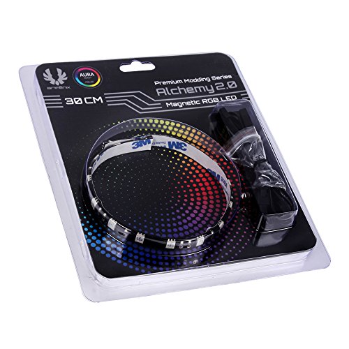 BITFENIX Alchemy 2.0 Magnetic RGB PC-LED-Streifen 30cm RGB, BFA-RGB-30MK15N-RP, grün, 30cm (15 LEDs) von BITFENIX