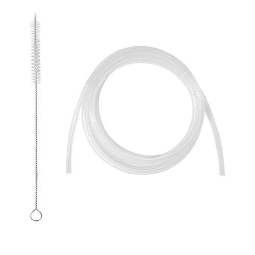 Zubehör Set mit 2 m Michschlauch u. Reinigungsbürste 3mm passend für Siemens EQ6，Bosch Veroaroma Kaffeevollautomat von BITHAI