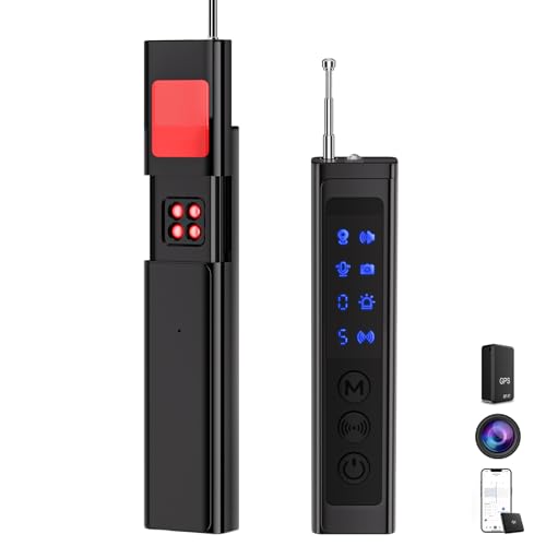 BITIWEND Wanzen Detektor Versteckte Kamera Detektor Infrarot Scanner Hidden Camera Detector Wanzenfinder GPS Tracker Detektor Stark magnetische Detector Tragbar Camera Finder für Hotel, Heim, Auto von BITIWEND