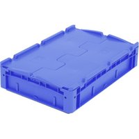 Bito Eurostapelbehälter XL mit Deckel XLD64121D L600xB400xH138 mm, blau von BITO