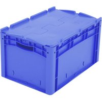 Bito Eurostapelbehälter XL mit Deckel XLD64321D L600xB400xH338 mm, blau von BITO