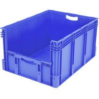 Bito Eurostapelbehälter XL Set / XL 86424 L800xB600xH420 mm, blau Etikett von BITO