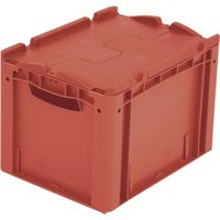 Bito Eurostapelbehälter XL mit Deckel XLD43271 L400xB300xH288 mm, rot von BITO