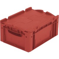 Bito Eurostapelbehälter XL mit Deckel XLD43171 L400xB300xH188 mm, rot von BITO