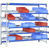 Bito Regal SDS / Regal SF4  60RL, Grundfeld gerade/abgeknickt enzianblau 2500 mm von BITO