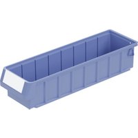 Bito Regalkasten RK Set RK4108, 400 x 117 x 80 mm, taubenblau, inklusive Etikett von BITO