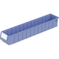 Bito Regalkasten RK Set RK6109, 600 x 117 x 90 mm, taubenblau, inklusive Etikett von BITO