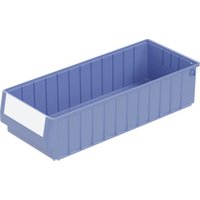 Bito Regalkasten RK Set RK6214, 600 x 234 x 140 mm, taubenblau, inklusive Etikett von BITO