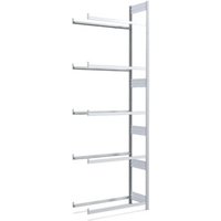 Bito Reifenregal mit 5 Ebenen L1008xH3000xT424 mm, Anbaufeld verzinkt von BITO