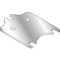 Bito Unterlegbleche F2-3 für Weitspannregale L103,3xB80 mm Materialstärke 1 mm, verzinkt von BITO