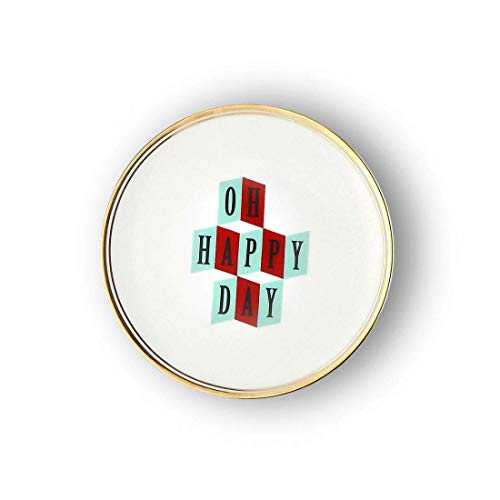 BITOSSI Home & Funky Table La Tisch, Teller OH Happy Day Ø 17 cm von BITOSSI