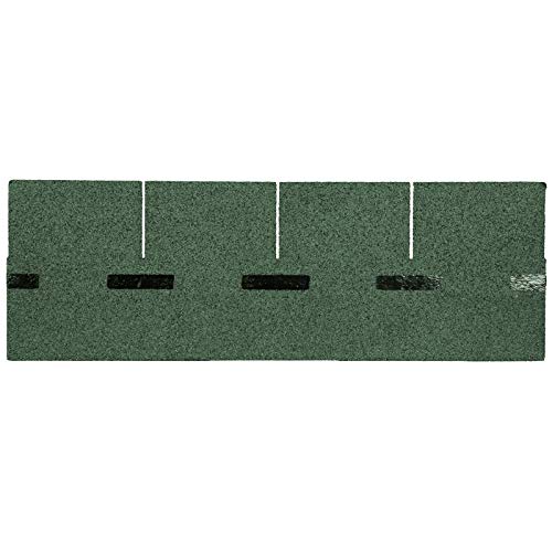 BITUWELL Bitumenschindeln Rechteck Grün Deckfläche 1,99 m² von BITUWELL