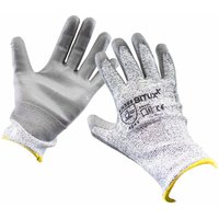 1 Paar xl (10) Schnittschutzhandschuhe Arbeitshandschuhe Handschuh Schnittfest mit pu Beschichtung von BITUXX