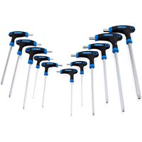 11 tlg. Innen Sechskant t Schraubendreher Set Steckschlüsselsatz Schraubenzieher Quergriff 2 - 10mm Satz von BITUXX