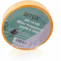 Bituxx - 12x 50M Profi Maler Kreppband Goldband Abdeckband Klebeband 30 mm von BITUXX