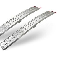 2x Auffahrrampe 2,28m Verladerampe Verladeschiene 340kg klappbar Auto von BITUXX