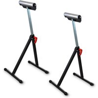 2x Bituxx Rollenstützbock Stütze Bock Rollenbock Rollenlagerbock bis 90Kg 70 - 112 cm 2x Bituxx Rollenstützbock Stütze Bock Rollenbock Rollenlagerbock bis 90Kg 70 - 112 cm von BITUXX
