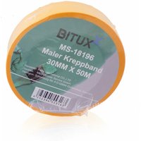 Bituxx - 50M Profi Maler Kreppband Goldband Abdeckband Klebeband 30 mm von BITUXX