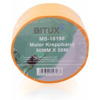 Bituxx - 50M Profi Maler Kreppband Goldband Abdeckband Klebeband 50 mm von BITUXX