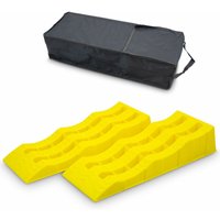 BITUXX PKW Auffahrrampen Set 3,5T 210mm Ausgleichsrampe Stabilisierung 3 Höhen 40-70-100mm KFZ Kunststoff Rampe Autorampe Hebebühne Plattform BITUXX PKW Auffahrrampen Set 3,5T 210mm Ausgleichsrampe Stabilisierung 3 Höhen 40-70-100mm KFZ Kunststoff Rampe Autorampe Hebebühne Plattform von BITUXX