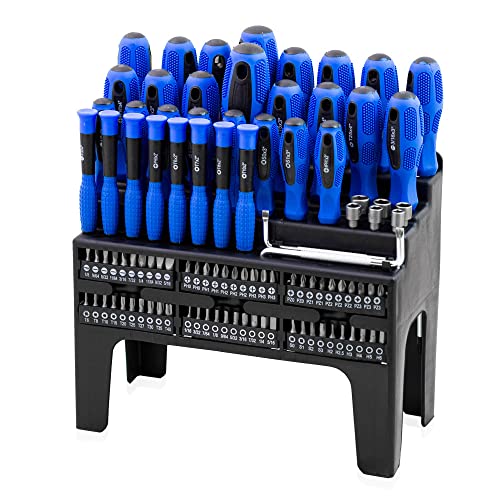 Bituxx 100 tlg Schraubendreher und Bit Set Kreuz Schlitz Torx Sechskant Vierkant Pozidriv PH T10-T30 H2-H6 uvm. mit magnetischen Spitzen Bituxx 100 tlg Schraubendreher und Bit Set Kreuz Schlitz Torx Sechskant Vierkant Pozidriv PH T10-T30 H2-H6 uvm. mit magnetischen Spitzen von BITUXX