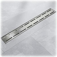 120cm Edelstahl Duschrinnen Ablaufrinnen Bodenablauf Duschrinne Duschablauf Line von BITUXX