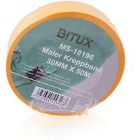 Bituxx - 24x 50M Profi Maler Kreppband Goldband Abdeckband Klebeband 30 mm von BITUXX