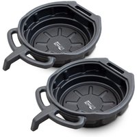 Bituxx - 2x Ölauffangwanne 10L Universal-Auffangwanne Mehrzweckwanne Ölauffangbehälter Ölwanne Öl Wechsel laugen- und säurefest MS-19418 Bituxx - 2x Ölauffangwanne 10L Universal-Auffangwanne Mehrzweckwanne Ölauffangbehälter Ölwanne Öl Wechsel laugen- und säurefest MS-19418 von BITUXX
