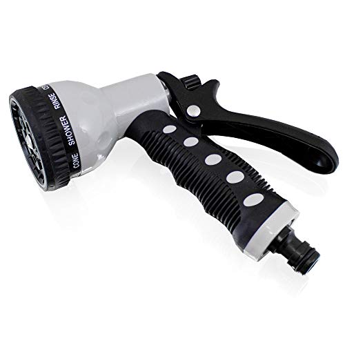 Bituxx 9in1 Multi Bewässerungspistole Schlauchpistole Gartenbrause Handbrause Schlauchbrause Sprühpistole Wasserspritze von BITUXX