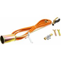 Bituxx Gasbrenner Abflammgerät Unkrautvernichter Brenner Dachbrenner 58Kw inkl. Druckminderer und Adapter 4 Bar von BITUXX