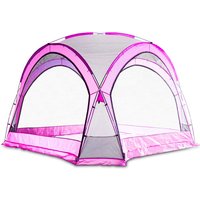 Pavillon Dome Festzelt Partyzelt 3,4x3,4m Garten Pavillion Gartenzelt Bierzelt Dach (Pink) von BITUXX