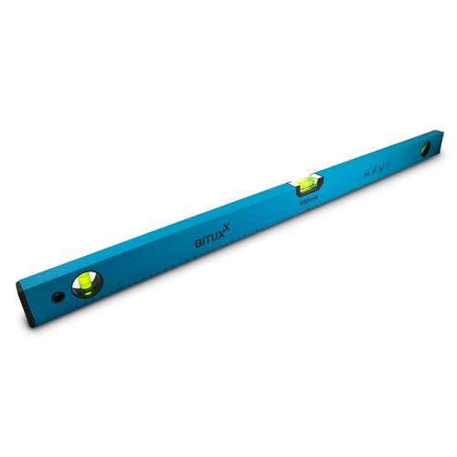 Bituxx Wasserwaage magnetisch Magnetwasserwaage Wasserwage Richtwaage Messwaage Bauwaage 3 Libellen Aluminium 80cm von BITUXX
