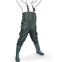 Wathose - Gr. 42 Fladen Anglerhose Angelhose Watstiefel Anglerstiefel pvc Nylon Gummihose - Bituxx von BITUXX