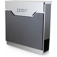 Design Briefkasten 16440 Wandbriefkasten Postkasten Anthrazit Graphit - Bituxx von BITUXX