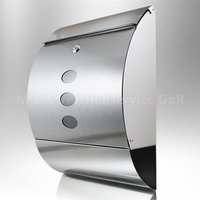 Design Edelstahl Briefkasten Postkasten Post Briefkasten Zeitungsfach Halbrund Design Edelstahl Briefkasten Postkasten Post Briefkasten Zeitungsfach Halbrund von BITUXX