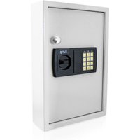 Bituxx - Elektronischer Schlüsselsafe Safe Tresor Schlüsselkasten Schlüsseltresor Schlüssel Sicherheitssafe mit 48 Schlüsselhaken Lichtgau 30x45x10 cm von BITUXX