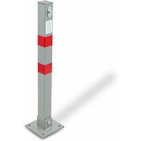 Bituxx - Parkpfosten Parkplatzpfosten Absperrpfosten Parkplatzsperre Poller 65cm Klappbar (1 Pfosten) von BITUXX