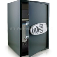 Safe Tresor Möbeltresor Wandtresor Aktentresor Geldschrank Maße(B/H/T): 350 mm x 520 mm x 360 mm - Türstärke: 4 mm dunkelgrau - Dunkelgrau - Bituxx von BITUXX