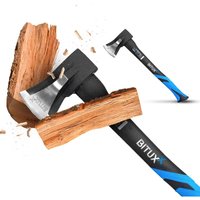 Bituxx - Spaltaxt Spaltbeil Axt Holzspalter 1000 g mit Fiberglasschaft für Garten Forst und Wald von BITUXX
