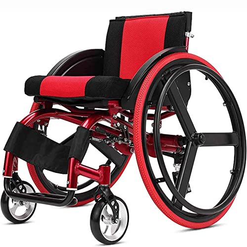 BITWIT Ältere Rollstuhl Sport Erwachsene manuelle selbst angetrieben leicht faltbar Aluminium Erweiterte Stoßdämpfung Bump unbequem Sein Anwendbar Kinder Zerebralparese BITWIT Ältere Rollstuhl Sport Erwachsene manuelle selbst angetrieben leicht faltbar Aluminium Erweiterte Stoßdämpfung Bump unbequem Sein Anwendbar Kinder Zerebralparese von BITWIT